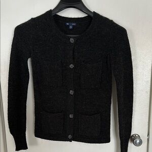Chic Black Knit Cardigan